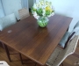 Mahogany extending dining table